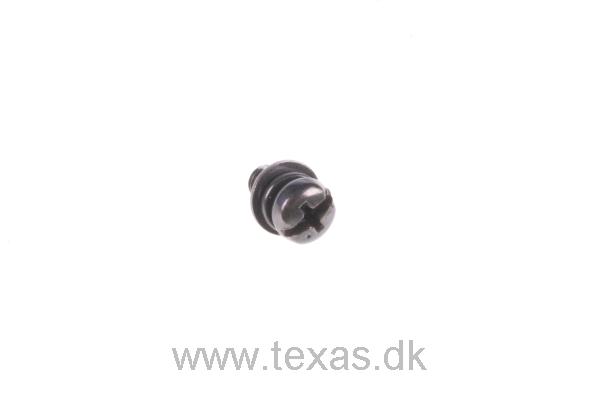 Texas Maskinskrue sort panhovedet 5x10