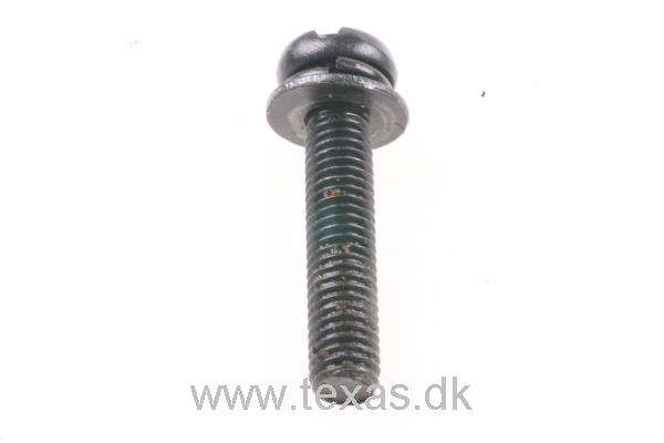 Texas Maskinskrue sort 5x25