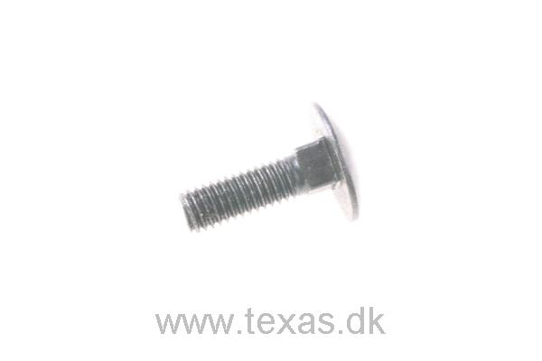 Texas Bræddebolt sort M6x20