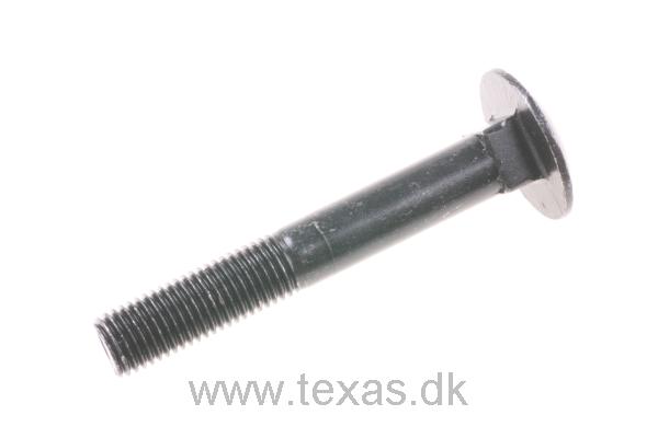 Texas Bræddebolt sort M8x55x1