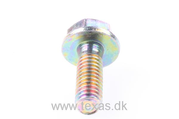 Texas Flangebolt gul M6x16