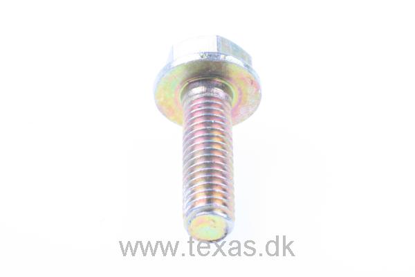 Texas Flangebolt gul M6x20