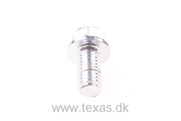 Texas Flangebolt crom med lille hoved M6x12