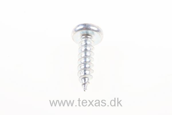 Texas Pladeskrue med spids M4.2x13