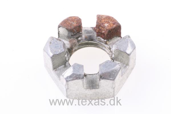 Texas Kronemøtrik M10x1.25