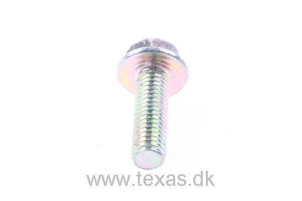 Texas Flangebolt gul M5.15