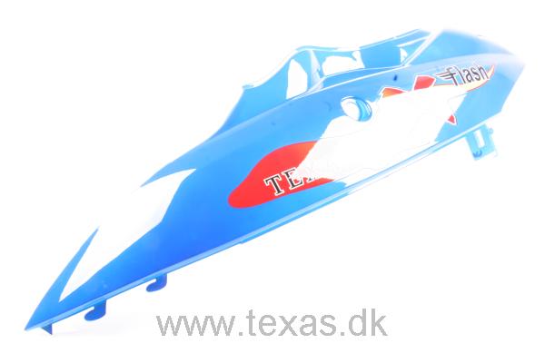 Texas Panel v.ø. blå flash med flammer