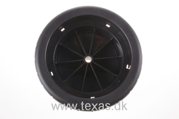 Texas Hjul,Plast 165x55x10