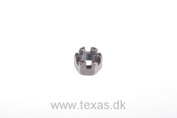 Texas Kronemøtrik  M12x1.25