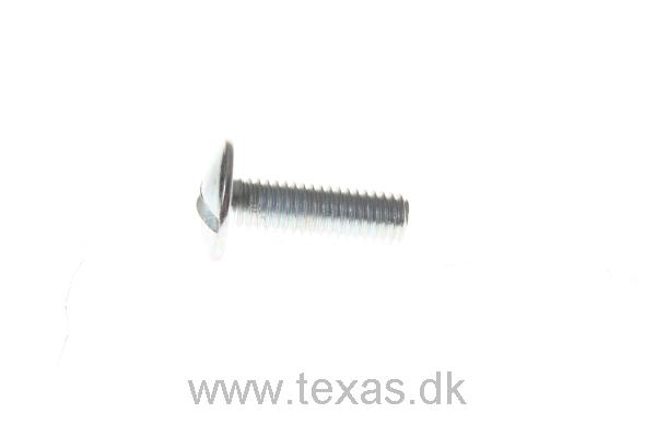 Texas Skrue stort hoved M6x20