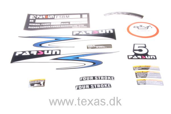 Parsun Labels F5BML sæt