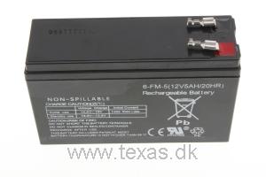 Texas Batteri Black edition 12V/6AH