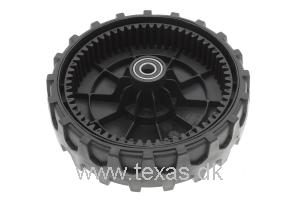 Texas Hjul,Plast-Træk M/Leje 200x55x12