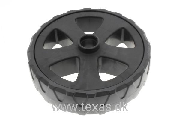 Texas Hjul, plast m/lejer 200x50x12