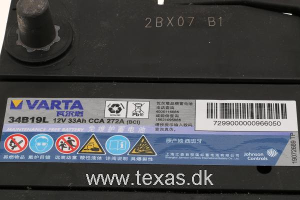 Texas Batteri Diesel 12V/36AH