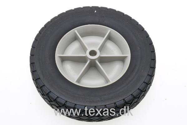 Texas Hjul,Massiv M/Plastfælg 210x40x12