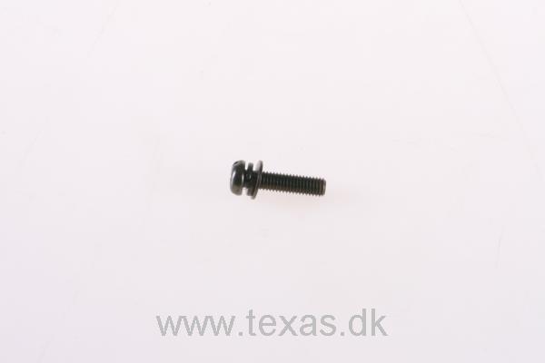 Texas Maskinskrue sort panhovedet 5x20