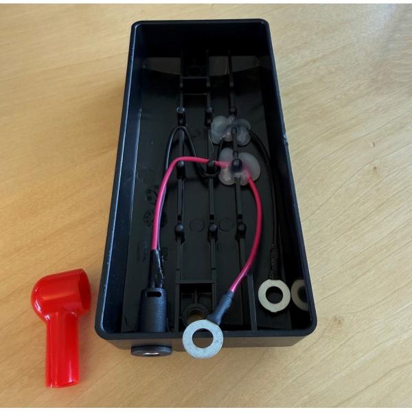 Batteriholder m/ladestik