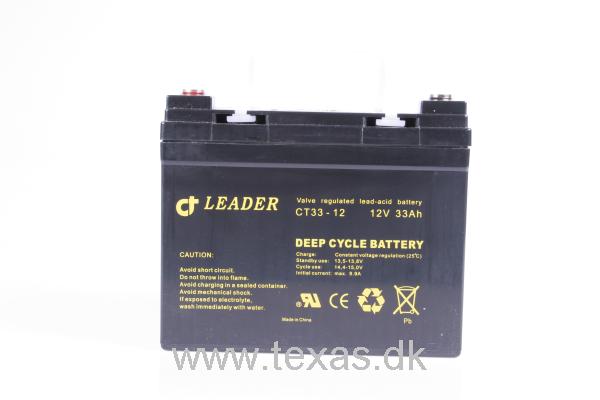 Texas Batteri 12V 33ah