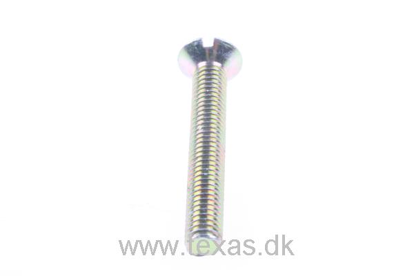 Texas Maskinskrue gul 6x40