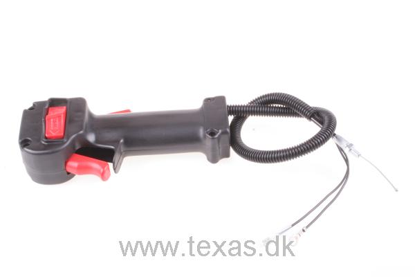 Texas Gashåndtag komplet m.kabel 6mm