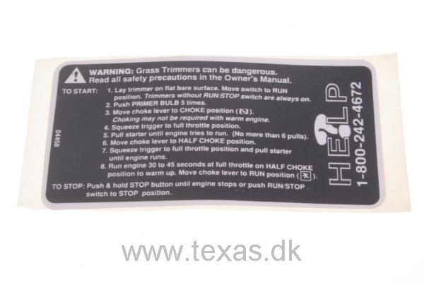 Texas Label