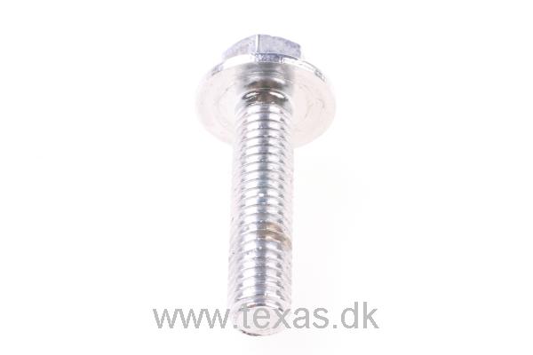 Texas Flangebolt crom med lille hoved M6x25