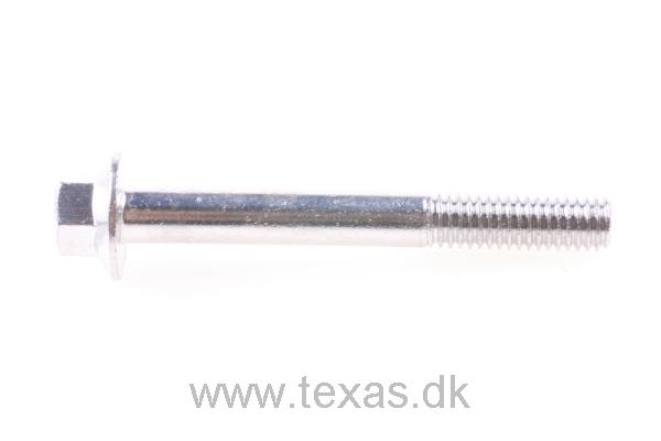 Texas Flangebolt crom med lille hoved M6x45