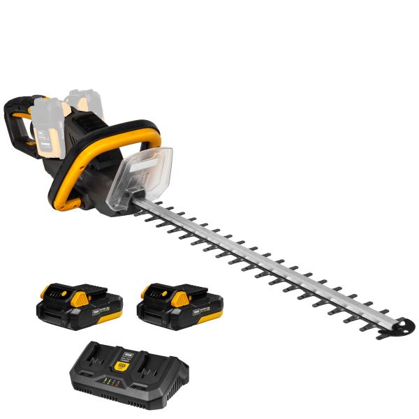 HTX2020 (20V) w/2 batteries and dual charger hedge trimmer