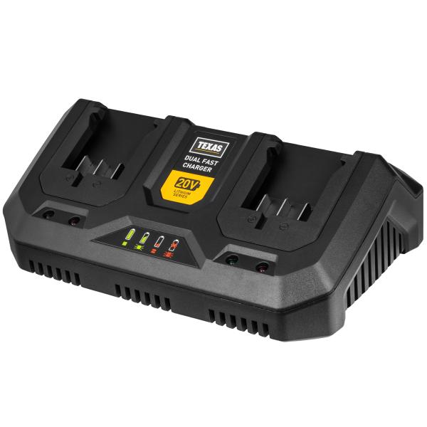 20V dobbelt hurtiglader 