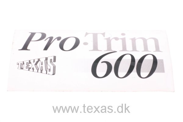 Texas Texas label pro trim 600
