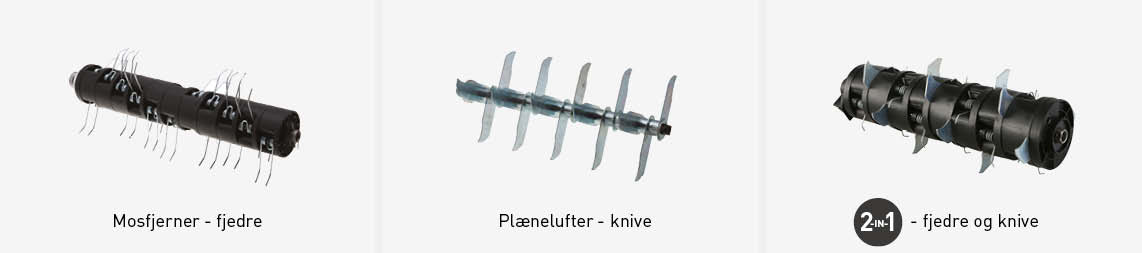plænelufter-ruller mosfjerner-ruller